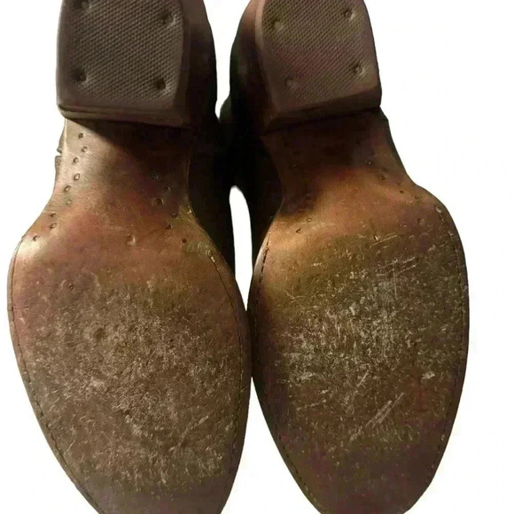 Big bull Woman’s casual short boots brown leather comfortable - Picture 7 of 10